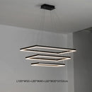 GobekUsa LED Acrylic Pendant Lights Modern Hanging Lamp for Dining Room Kitchen Loft Decor