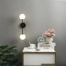 GobekUsa Golden Glass LED Wall Lamp for Bedroom, Living Room - Nordic Design