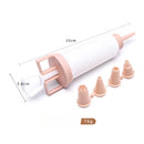 GobekUsa Cake Cream Decorating Gun Set: DIY Pastry Nozzles & Flower Piece for Muffins