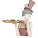 GobekUsa Elegant Woman Bust Sculpture Tray | Modern Home Decor Living Room Decorations