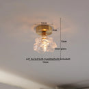 GobekUsa Glass LED Ceiling Light for Corridor Balcony Modern Indoor Lighting