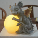 GobekUsa Dino Garden Sculpture - Fun Dinosaur Decor for Yard, Wall & Windows