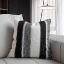 GobekUsa Knitted Crochet Cushion Cover Black Gray White Nordic Simple Luxury Pillowcase