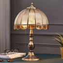 GobekUsa Luxe Copper Bedroom Desk Lamp Living Room Floor Light LED Study Lighting