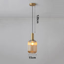 Modern Ring Glass Pendant Light