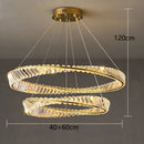 GobekUsa Crystal Chandelier: Modern Home Interior Lighting, Living & Dining Room Pendant Lights