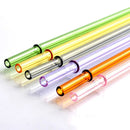 GobekUsa Glass Bent Straw 200mm - Reusable Cold Beverage Drinking Straw