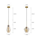 GobekUsa Glass Chandelier Lighting for Home Dining Room Kitchen Decor Pendant Lights