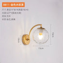 GobekUsa Glass Ball Wall Light: Modern Nordic Living Bedroom Sconce Fixture