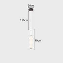 GobekUsa LED White Pearl Glass Pendant Lights for Kitchen Bar Decor - Bubble Hanging Lamp