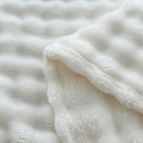 GobekUsa Bubble Velvet Blanket: Soft Cozy Flannel Sofa Cover, Single/Double, Office Nap & Air Conditioning