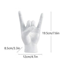 GobekUsa Gold Rock Hand Gesture Sculpture Figurine for Chic Home Decor