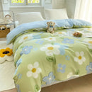 GobekUsa Cotton Duvet Cover 240x220 King Size Flowers Design Comforter Cover
