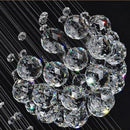 GobekUsa Crystal Ball Chandelier - Large Modern Lustre Design - D80*H300cm