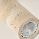 GobekUsa LED Wall Sconce Yellow Travertine Stone Wood Nordic Modern Rotate Bedside Lamp