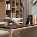 GobekUsa Acrylic Bookshelf Marble Base Organizer Modern Home Decor Shelf Magazine Holder