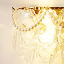GobekUsa Luxe Crystal Glass Wall Lamp for Aisle, Living Room, Bedroom & Corridor Lighting