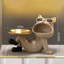 GobekUsa French Bulldog Resin Statue for Stylish Living Room Decor