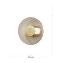 GobekUsa Elegant Glass Wall Lamp for Bedroom, Living Room - Retro Designer Luxury Lighting