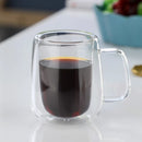 GobekUsa Double Wall Glass Coffee Cup Espresso Mug Heat Resistant Cocktail Wine Beer Mug