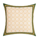GobekUsa Green Leaves Moss Printed Velvet Cushion Cover for Home Decor