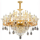 GobekUsa Crystal Chandelier Ceiling Light for Living, Dining, and Bedroom