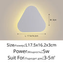 GobekUsa LED Round Touch Wall Lamps for Bedroom & Aisle Decor