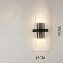 GobekUsa Crystal LED Wall Lamp for Bedroom Living Room Study Minimalist Design