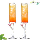 GobekUsa Bubble Champagne Glasses Set of 2 - Creative Goblets for Cocktail Parties