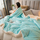 GobekUsa Cozy Dual Use Flannel Duvet Cover - Autumn Winter Warmth Blanket Quilt