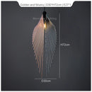 GobekUsa Leaf Chandelier LED Pendant Light Modern Minimalist Hanging Lamp for Home Decor
