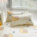 GobekUsa Latex Cooling Mattress Cover & Pillowcase Set - Summer Cool Down Bed Pad