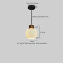 GobekUsa Glass LED Pendant Light - Modern Nordic Hanging Lamp for Home and Dining