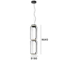GobekUsa Heavy Glass Modern Chandelier Pendant Lamps for Living Room, Dining Room, and Store