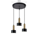 GobekUsa Gold E27 LED Pendant Light Nordic Chandelier for Indoor Living Room & Bedroom