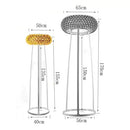 GobekUsa Acrylic RS7 Bulb Pendant Lights Caboche Dia35/50/65CM Clear Gold Lamp