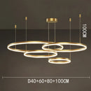 GobekUsa LED Pendant Chandeliers for Staircase & Living Room Lighting