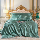 GobekUsa King Size Silk-Blend Duvet Cover Set with Pillowcases