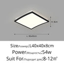GobekUsa LED Ceiling Lights: Minimalist Square Design for Bedroom, Living Room, Dining Room Lighting