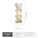 GobekUsa Akari Japanese Rice Paper Floor Lamp LED E27 Chandelier for Bedroom Living Room