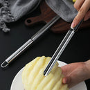 GobekUsa Fruit Corer & Slicer Combo - Stainless Steel Non-slip Peeler & Shovel