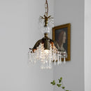 GobekUsa Brass Pendant Chandelier for Retro Restaurant, Bedroom, Hallway