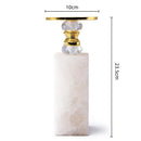 GobekUsa Gold Marble Candle Holder Candelabrum Wedding Decor Desktop Accessories