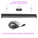 GobekUsa LED Black Light 6W: 395nm T5 UV Blacklight Bar for Glow Halloween Decor