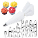 GobekUsa 29-Piece Cream Puff Nozzles Set Cake Decorating Tools