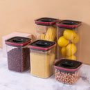 GobekUsa Kitchen Storage Container Jars with Lid for Cereals Spices Organization