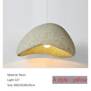 GobekUsa Japanese Wabi Sabi LED Pendant Lamp Modern Simple Living Room Bedroom Chandelier