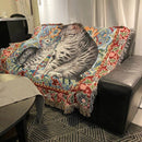 GobekUsa Cat Oil Painting Blanket - Cozy Home Decor Throw & Bed Cover