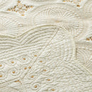 GobekUsa Gold Embroidery Cotton Bohemia Quilt Set - 3PCS Coverlet & Pillowcase