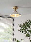 GobekUsa Japanese Ceramic Chandelier Lighting for Kitchen Dining Room Luxury Led Ceiling Lamp